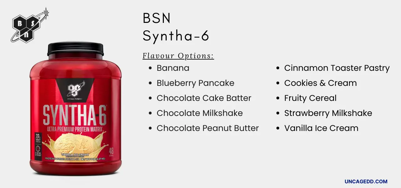 BSN Syntha 6 - Top 10 Protein Powders for Muscle Gain