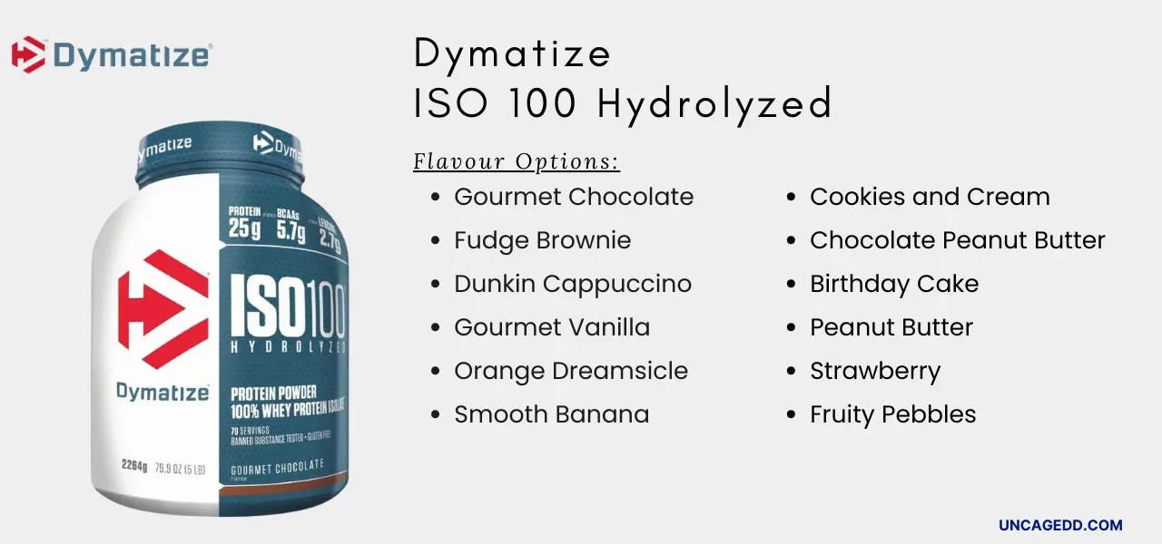 Dymatize ISO 100 Hydrolyzed - Top 10 Protein Powders for Muscle Gain