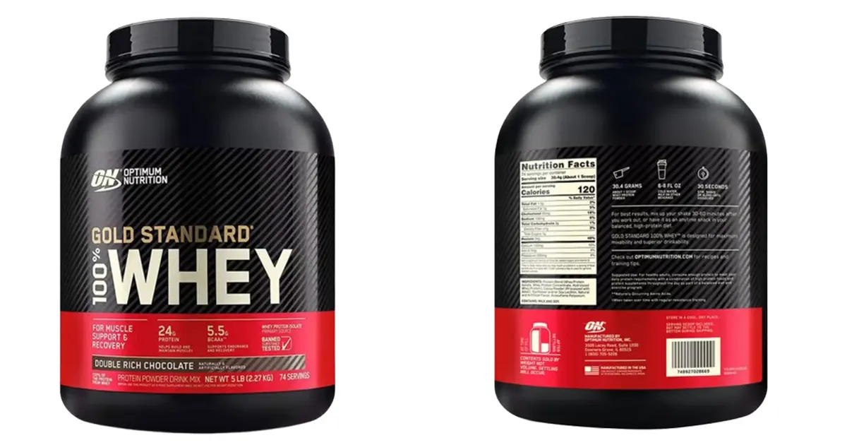 Optimum Nutrition Gold Standard 100_ Whey for Lean Muscle Growth